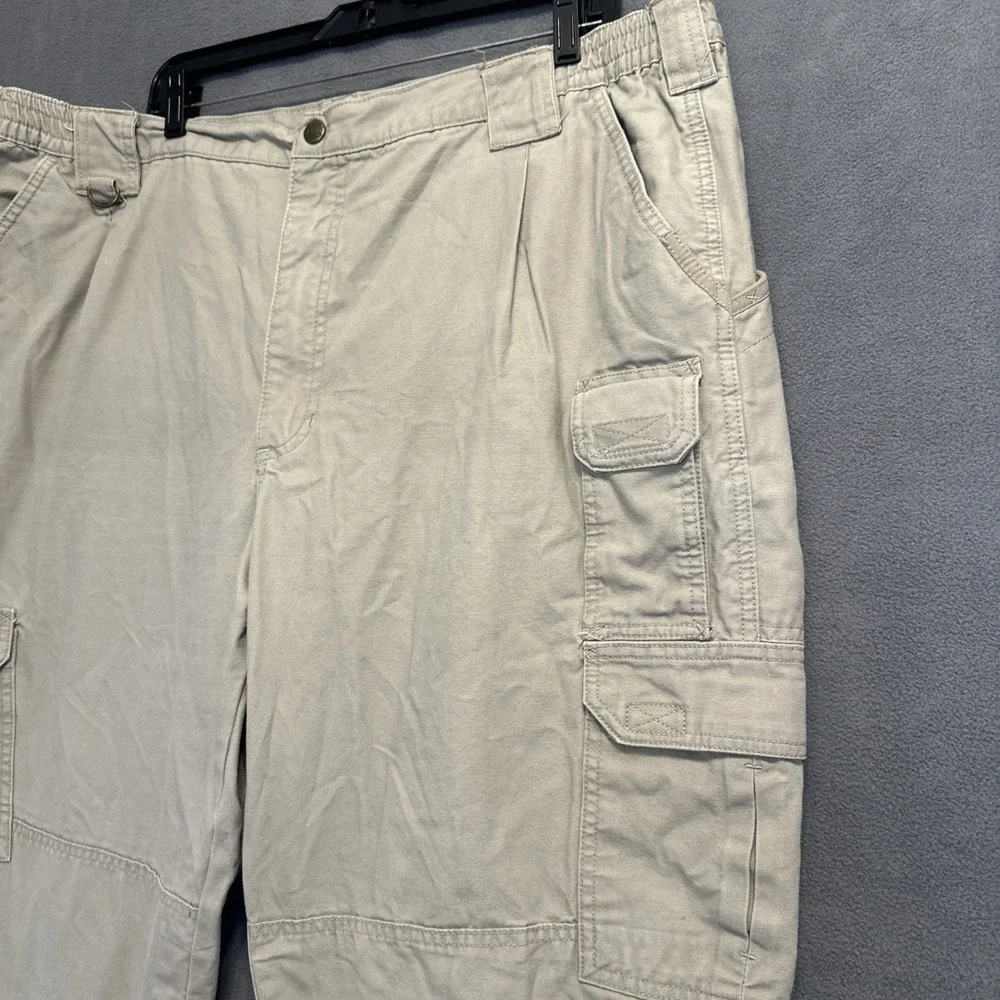 5.11 Tactical Cotton Canvas Cargo Pant Mens Size 44x32 Khaki Regular Fit 74251 - Picture 8 of 13